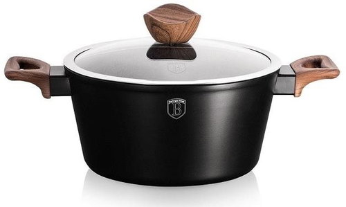 BERLINGERHAUS Casserole with lid EBONY Line Rosewood 20cm - Casserole Pot - Main image