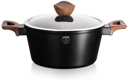 BERLINGERHAUS Casserole with lid EBONY Line Rosewood 24cm - Casserole Pot - Main image