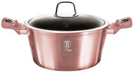 BERLINGERHAUS Casserole with lid with titanium surface I-Rose Edition 24cm - Casserole Pot