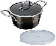 BERLINGERHAUS Casserole with lid with titanium surface Shine Basalt Collection 20cm - Pot