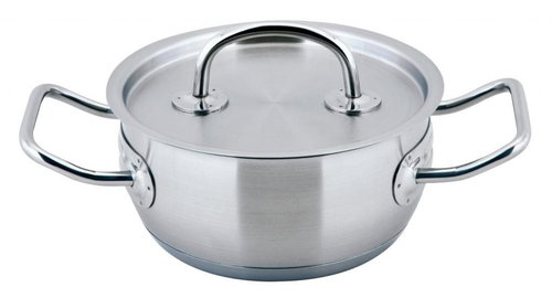 CARL SCHMIDT SOHN Stainless steel casserole with lid PRO-X 16cm - Casserole Pot - Main image