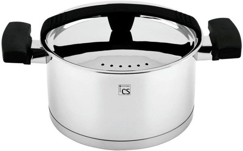 CS SOLINGEN Stainless steel casserole with lid PADERBORN 20cm - Casserole Pot - Main image