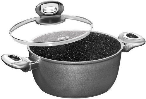 STONELINE Casserole with marble surface and lid Gourmundo 4,2l - Casserole Pot - Main image