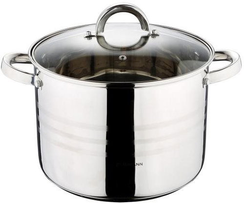 BLAUMANN Stainless steel pot with lid 7,7 l Gourmet Line - Pot - Main image
