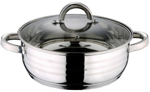 BLAUMANN Baking dish / pot with lid 28 cm Gourmet Line - Pot - Main image