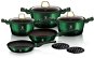 BERLINGERHAUS Set of dishes with titanium surface 10 pcs Emerald Collection - Cookware Set