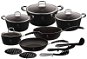 BERLINGERHAUS Non-stick cookware set 15 pcs Black Professional Line - Cookware Set