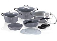 BERLINGERHAUS Set of dishes with marble surface 13 pcs Gray Stone Touch Line - Cookware Set