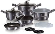 BERLINGERHAUS Set of dishes with marble surface 13 pcs Carbon PRO Line - Cookware Set