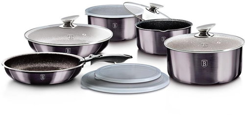 BERLINGERHAUS Set of dishes with removable handle 12 pcs Carbon PRO Line - Cookware Set - Main image