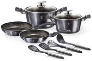 BERLINGERHAUS Set of dishes with marble surface Carbon PRO Line 10 pcs - Cookware Set