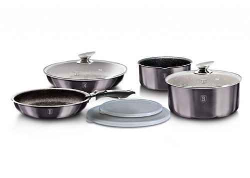 BERLINGERHAUS Set of dishes with removable handle 9 pcs Carbon PRO Line - Cookware Set - Main image