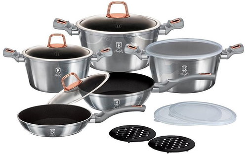 BERLINGERHAUS Titanium-coated cookware set 13 pcs Moonlight Edition BH-7033 - Cookware Set - Main image