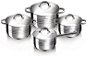BLAUMANN Stainless steel cookware set 8 pcs Gourmet line - Cookware Set