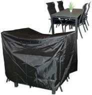 DOPPLER Ochranný obal na stôl 180 × 100 cm + 4 kreslá polohovacie, stohovacie - Plachta na záhradný nábytok