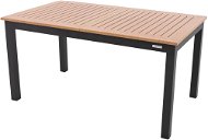 DOPPLER Stôl záhradný rozkladací EXPERT WOOD, antracit 150 / 210 cm - Záhradný stôl