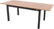 DOPPLER Stôl záhradný rozkladací EXPERT WOOD, antracit 210/280 cm - Záhradný stôl