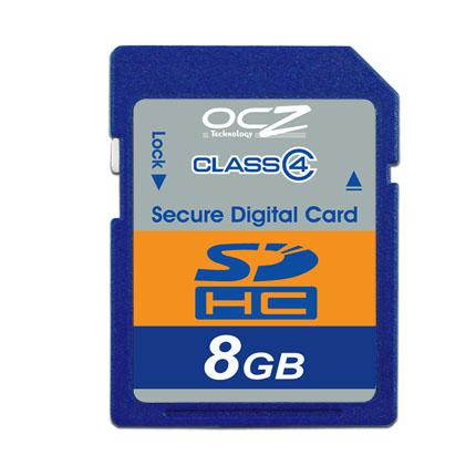 OCZ Secure Digital 8GB Turbo SDHC Class 6 - Memory Card - Main image