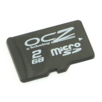OCZ Micro Secure Digital 2GB, with SD Adapter - Memory Card - Main image