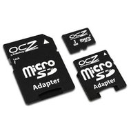 OCZ Micro Secure Digital 1GB, with SD and Mini SD Adapter - Memory Card
