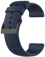 Drakero Silikonový řemínek Strips tmavě modrý 24 mm - Watch Strap