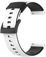 Drakero Silikonový pro 24mm Quick Release bílo-černý - Watch Strap