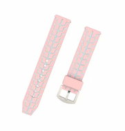 Drakero Silicone RibFlex for 22mm Quick Release pink-green - Watch Strap