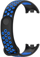 Drakero Silicone performance for Mi Band 8/9/10 black and blue - Watch Strap