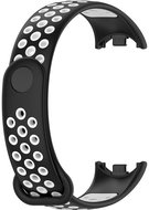 Drakero Silicone performance for Mi Band 8/9/10 black and white - Watch Strap