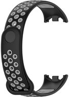 Drakero Silikonový performance pro Mi Band 8 černo-šedý - Watch Strap