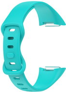 Drakero Silikonový pásek pro Fitbit Charge 5 tyrkysový - Watch Strap