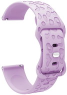 Drakero Silicone Sculpty for 18 mm Quick Release Purple - Watch Strap