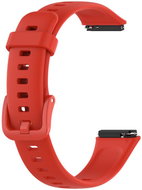 Drakero Silicone SMOOTHY for Huawei Band 7 red - Watch Strap