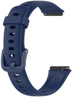 Drakero Silicone SMOOTHY for Huawei Band 7 dark blue - Watch Strap