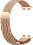 Drakero Milanese stroke for Honor Band 8/9 gold-pink - Watch Strap
