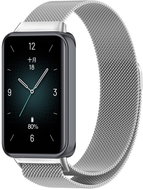 Drakero Milanese stroke for Honor Band 9 silver - Watch Strap