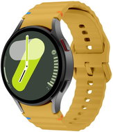 Drakero Silicone WAVY for Samsung Galaxy Watch 4, 5, 6, 7 orange-yellow - Watch Strap