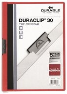 Durable Duraclip A4, 30 lap, piros - Iratrendező mappa