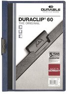 Durable Duraclip A4 - 60 Blatt - blau - Dokumentenmappe