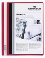 DURABLE A4, plastic, with pocket, red - Document Folders