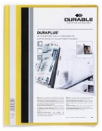 DURABLE A4, plastový, s vreckom, žltý - Dosky na dokumenty