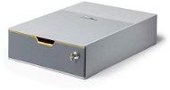 Langlebiger Varicolor SAFE Box mit 1 Schublade mit Schloss - grau - Schubladenbox