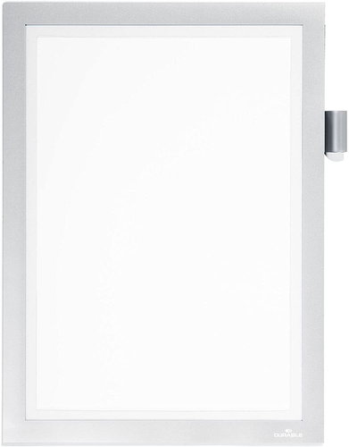 DURABLE Duraframe NOTE, magnetic, A4, silver - Small Frame - Main image