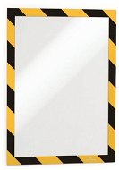 DURABLE Duraframe, selbstklebend, Sicherheit, A4, schwarz-gelb - 2 Stück - Rahmen