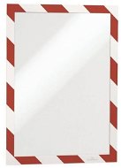 DURABLE Duraframe, self-adhesive, security, A4, red and white - 2 pcs - Frame