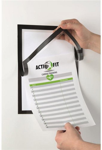 DURABLE NOTE, self-adhesive, A4, black - Small Frame - Main image