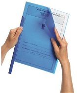 DURABLE na zásuvné spínacie chrbty, A4, modré – balenie 50 ks - Dosky na dokumenty