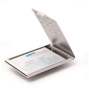 DURABLE chrome case for 20 business cards - Business Card Holder