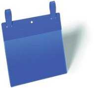 DURABLE závěsná kapsa s popruhy, modrá - balení 50 ks - Visačka