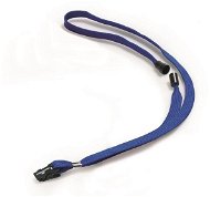 DURABLE šnúrka na krk, modrá – balenie 10 ks - Visačka